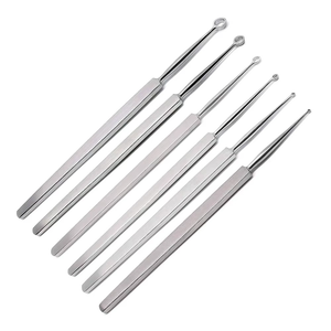 เครื่องมือผ่าตัดแบบใช้มือทำจากเหล็กกล้าไร้สนิมเกรดทางการแพทย์ รุ่น Curette ขนาด 11 นิ้ว ปลายรูปวงรี สำหรับใช้กับกระดูก รุ่น RS-RC-32 ได้รับการรับรองมาตรฐาน CE - Product Image 6