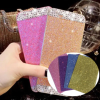 Feuille acrylique de poudre d'oignon feuille acrylique de paillettes colorées 8 * 12in pour bricolage étuis de téléphone portable porte-clés ornements de bureau 3mm