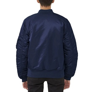 . Blouson aviateur pour homme en tissu léger avec fermeture éclair sur le devant, vêtements d'extérieur décontractés, parfaits pour les voyages quotidiens et les activités de plein air - Product Image 2