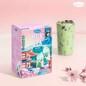 Elegancia japonesa en minutos Té con leche Matcha Mezcla instantánea Caja de perlas de tapioca Embalaje 12 meses Vida útil Fácil de preparar Polvo - Product Image 5
