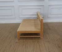 SOFA MADERA TECA EXTERIOR PROFUNDO 2 ASIENTOS HECHO MADERA MACIZA DE INDONESIA