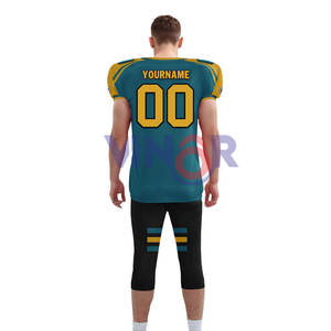 Uniforme de Fútbol Americano Personalizado con Diseño OEM Nuevo, Transpirable, con Logotipo Personalizado Impreso por Transferencia de Calor, Manga Corta, para Clubes y Equipos Adultos - Product Image 4