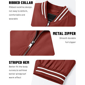 Blouson Bomber Décontracté Hiver Homme en Toile Chaude Personnalisable Épaissi Multi-Poches Streetwear avec Logo Avant Coupe-Vent 2026 - Product Image 4