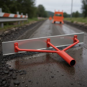 Épandeur de bitume et grattoir à gravier en aluminium, longueur 600 mm, largeur 90 mm, sans poignée, pour bâche - Product Image 3