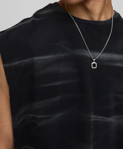 Débardeur Homme Personnalisé Sans Manches Coupe Ample Délavé à l'Acide pour Entraînement et Sport - Product Image 5