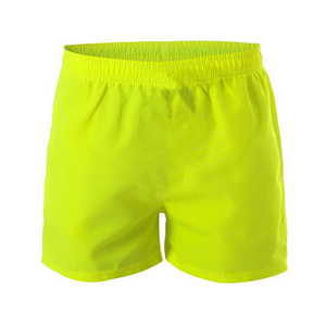 Short de sport pour hommes de haute qualité confortable mémoire taille moyenne troncs motif solide Type de cordon pour la natation adultes - Product Image 4