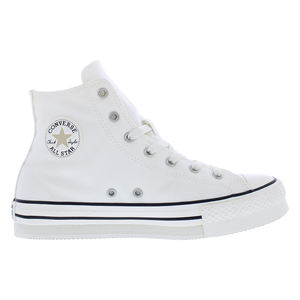 Zapatos Converse Chuck Taylor All Star Lift High GS para niñas Color: Egret/Egret/Black 100% auténticos - Product Image 2