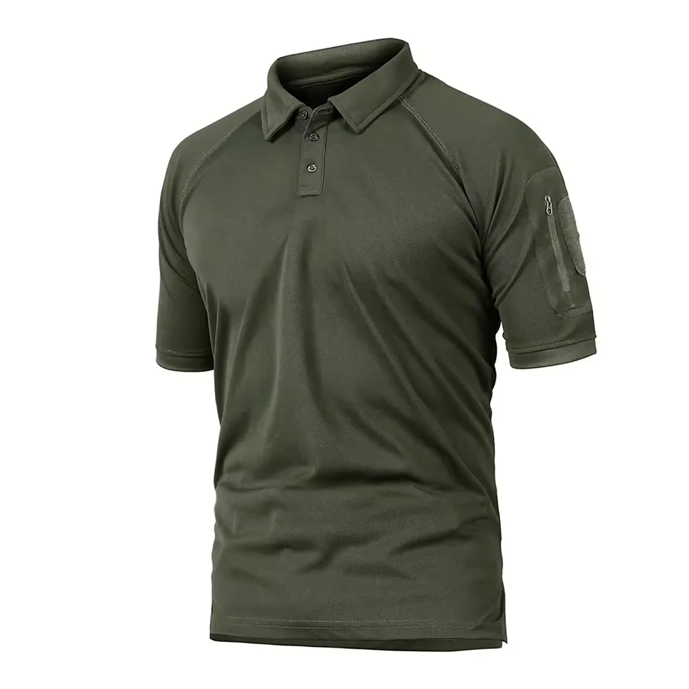 Heren Poloshirt Met Korte Mouwen Sneldrogende Heren Golf Polo Shirts Casual Stijl Polo Wholesale Prijs Met Custom Design