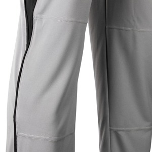 Pantalon de baseball pour homme, gris/noir à rayures, respirant, anti-UV, séchage rapide, antibactérien, 100 % polyester - Product Image 5
