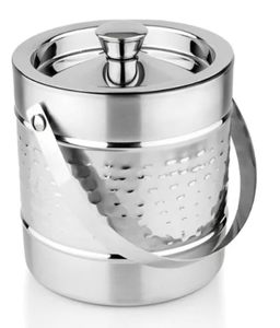 Nouveau best-seller Design métal seau à glace vin coldrinks bouteille nouveau design seau avec support cuivre plaqué double paroi isolé - Product Image 2