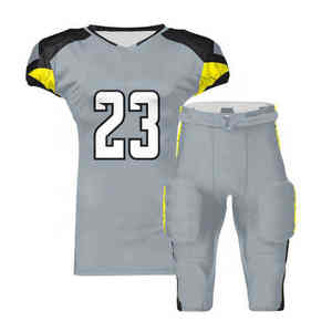 2023 conception personnalisée club américain Football uniforme ensemble entièrement sublimé maillot pantalon imprimé Logo respirant grande taille en gros - Product Image 4