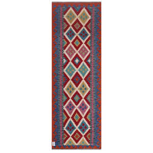 พรมกิลิมไมมาณา อัฟกานิสถาน ขนาด 240 x 82 ซม. ชุดพรมพื้นเมืองแบบดั้งเดิมของอัฟกานิสถาน - Product Image 1