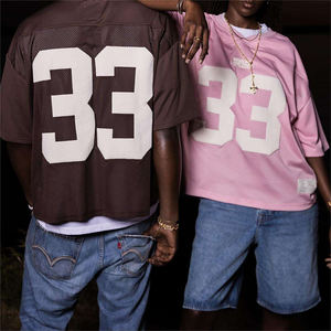 Camiseta Deportiva de Malla Negra para Hombre, Ajuste Holgado, Transpirable, con Estampado de Número, Ligera, para Entrenamiento Atlético - Product Image 2