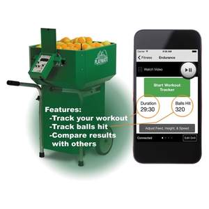 COMPRE AHORA! Entrega Estable de Máquina Lanzapelotas de Tenis Automática de Velocidad Ajustable para Práctica y Entrenamiento - ENTREGAS MULTINACIONALES - Product Image 5