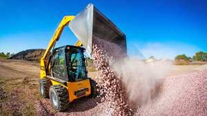 Chargeuse compacte à chenilles de 1179 kg de capacité nominale, moteur diesel robuste de 72 CV, levage radial, engin de chantier avec moteur Yanmar - Product Image 6