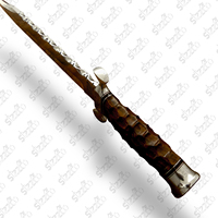 Magnifique couteau de survie et de chasse Bowie, lame en acier D2 polie miroir, manche en bois de burl, fabrication artisanale sur mesure, étui en cuir offert (OEM)