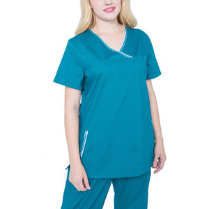 Listo para enviar, entrega rápida, conjuntos de uniformes elásticos para enfermeras, esteticistas, Jogger, uniformes hospitalarios, uniformes quirúrgicos - Product Image 6