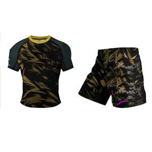 Nouveauté 2026 Rashguard Shorts Spats Ensemble de Jiu-Jitsu Brésilien BJJ MMA dans un style unique et de la meilleure qualité - Product Image 3