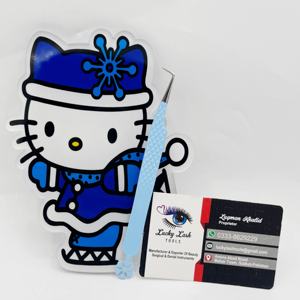Supports à cils en acrylique sur le thème de l'hiver, durables, mignons Hello Kitty, modernes, pour extensions de cils, vente en gros, marque privée, personnalisables - Product Image 3