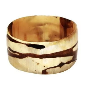 Bold High Quality Buffalo Horn <b>Fashion</b> <b>Bangle</b> Long-Lasting Impression Jewelry with Polished Salt Lamp Technique - Product Image 1