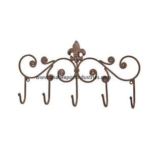 Crochet mural en métal argenté brillant pour la cuisine, crochet mural pour la maison, la cuisine, le salon - Product Image 5