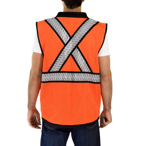 Chaleco de Seguridad Reflectante de Alta Visibilidad con Múltiples Bolsillos, para Trabajo, Seguridad Vial, Ciclismo, con Logotipo - Product Image 6