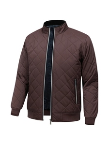 Chaqueta acolchada de invierno para hombre personalizada superventas, nueva chaqueta de cuero con decoración de piel, servicio OEM - Product Image 6