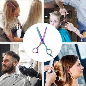 Ciseaux amincissants professionnels tondeuse à cheveux extrêmement pointue qualité supérieure 5.5 pouces coupe précise coupes de cheveux parfaites pour hommes femmes - Product Image 4