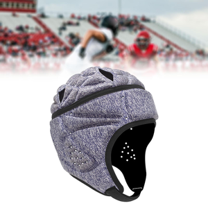 Casco Acolchado de EVA con Carcasa Suave, Gorra de Rugby 7v7 con Franjas Reflectantes, Protector de Cabeza Deportivo Unisex para Portero de Hockey - Product Image 3