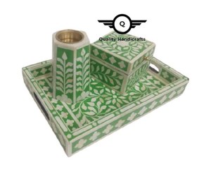 Epoxy Resin Wood Handicrafts Quality Eco-Friendly Modern United States Flag Design 10x10 CM <b>Drink</b> <b>Coasters</b> Tea Coffee Kitchen - Product Image 6