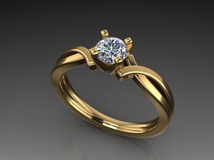 Bague de déclaration en or rose 16 carats avec diamant de laboratoire ovale violet, certifiée IGI, idéale pour les soirées, événements et mariages - Product Image 3