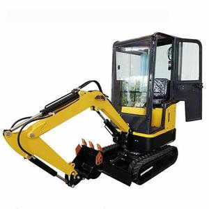 Mini-excavatrice sur roues SENIT jaune avec moteur hydraulique Kawasaki haute puissance, cabine et chenilles, à vendre - Product Image 5
