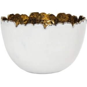 Ensaladera de alta tendencia con bordes ásperos al precio más barato y nominal Platos de aluminio para servir más duraderos a la venta - Product Image 1