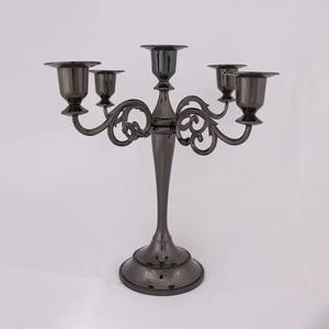 Candelero de Metal de 5 brazos, increíble Centro de mesa, candelabro creativo para decoración del hogar, temporada navideña - Product Image 6