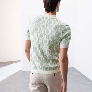 Polos de punto de algodón de talla grande para hombre, logotipo personalizado, fabricante OEM, tela suave y transpirable, ajuste cómodo, suministro a granel - Product Image 6