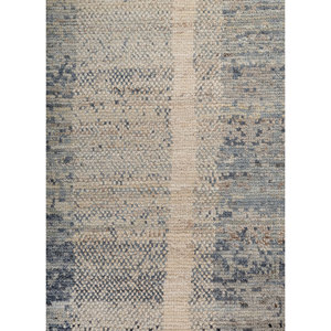 พรมขนสัตว์ถักมือสีฟ้า Blythe ลายแบบนามธรรมขนาดใหญ่ สำหรับห้องนั่งเล่น ตกแต่งบ้านและทางเดินในรถยนต์ - Product Image 3