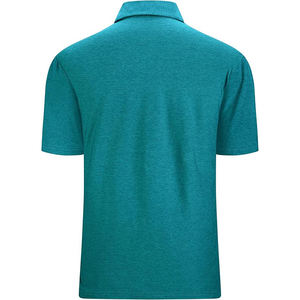 Camisas de golf personalizadas para hombres Dry Fit Polo Camisa de manga corta con cuello con poliéster 100% de alta calidad y Premium - Product Image 2