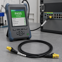 Kabel Ethernet Cat6a Super Fleksibel 10Gbps 26/28AWG Tembaga Murni RJ45 Patch Cord Kabel LAN Jaringan untuk Pusat Data & Server