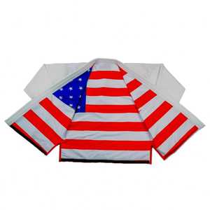 IBJJF compatible con sublimación completa Jiu Jitsu Gi 100% algodón peso ligero reforzado cuello pantalones hechos a pedido gráficos impresos - Product Image 1