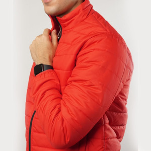 Veste courte professionnelle pour hommes hiver Streetwear léger chaud à capuche fermeture à glissière impression décoration grande taille - Product Image 2