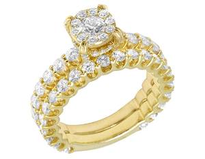 Anillo de Compromiso Clásico de Plata de Ley S925 con Moissanita de Corte Redondo, Claridad VVS, para Mujer - Product Image 2