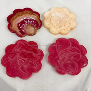 Sets de table en marbre personnalisés, ronds, écologiques, modernes, diamètre 300 mm, couleur et taille personnalisées pour la maison, l'hôtel, la restauration - Product Image 1