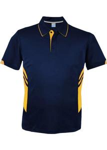 Chemises d'été pour hommes d'affaires, coupe ajustée, 100% polyester, respirantes, unies, teintées, pour le golf, avec logo personnalisé, uniformes de travail à revers - Product Image 3