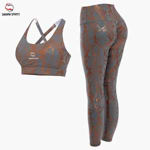 Nouveauté, vente flash, 2 pièces, vêtements de sport pour femmes, vêtements de sport pour la salle de sport, vêtements de yoga, ensembles de vêtements de sport actifs - Product Image 1