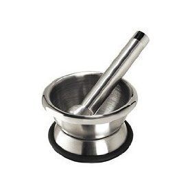 Molinillo de hierbas y especias, mortero y Maja de aluminio para herramienta de cocina, mortero y Maja de acero inoxidable, fabricante de India - Product Image 5