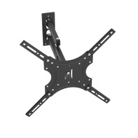 Support mural pivotant pour téléviseur LCD PF en alliage d'aluminium pour téléviseurs de 32 à 55 pouces avec VESA 400*400
