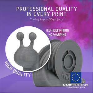 Filament PLA HD WINKLE 2,85 mm 1 kg pour imprimante 3D, tolérance élevée 0,05 mm, compatible lit chauffant 190-230°C, biodégradable, impression facile - Product Image 2