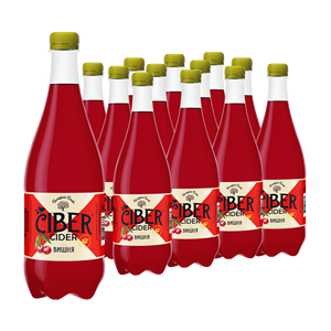 Sidra de Manzana Ciber Cherry Sweet, Botella PET de 0.8L, 5.5% de Alcohol, Vino de Frutas Fermentado - Product Image 3