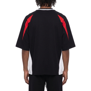 Camiseta Extra Grande con Cuello en V - Unisex, 100% Algodón, Diseño Color Block - Product Image 5