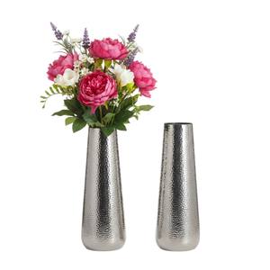 Elegante Jarrón Decorativo de Aluminio con Acabado Dorado Martillado, Jarrón Metálico para Flores, Decoración para Sala de Estar, Precio Accesible - Product Image 3